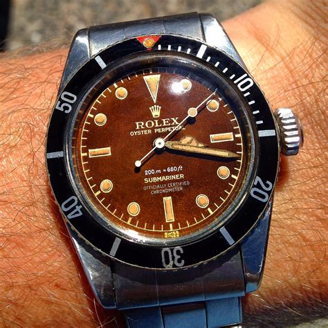 vintage Rolex dial